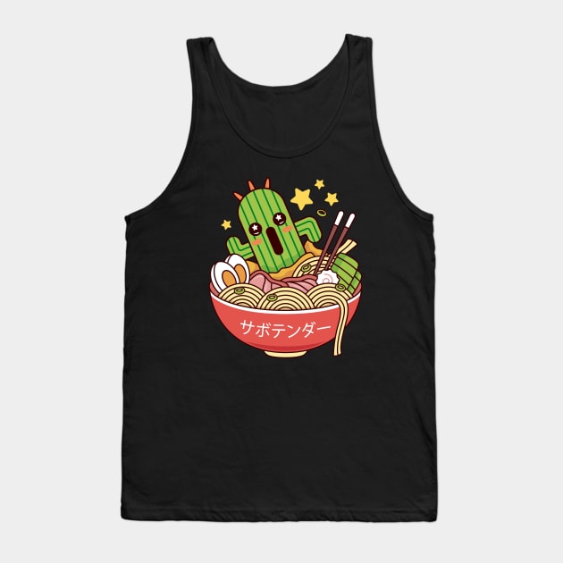 Cactuar Ramen Tank Top by Lagelantee